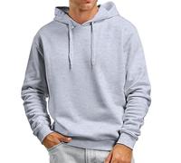 Pull à Capuche décontracté de Couleur Unie pour Hommes, Haut sans Poches, Automne et Hiver Sweat Capuche Tech