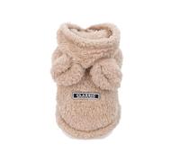 Pull à capuche d'hiver pour chien - Sweat chaud en forme d'oreilles de | Manteau pour animaux de compagnie par temps froid pour chiens de petite, moyenne et grande taille, chats