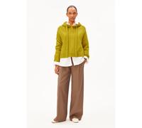 Pull Ã capuche en mohair tricotÃ© femme Armedangels Jaune XS
