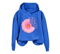 Pull a Capuche Femme Sweat Polaire Oversize Orange Pins Octobre Rose 2025 Hoodies Veste Léopard Zippé sans Hiver Chaud Jaune Chaude Ado Fille Grande Taille Ski Plaid~