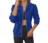 Pull à capuche grande taille en tricot, manches longues, fermeture éclair sur le devant, vêtement d'extérieur décontracté, automne-hiver, tunique avec cordon de serrage pour un ajustement confortable