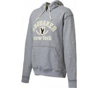 Pull à capuche, gris clair-mélange, taille M