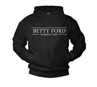 Pull à Capuche Homme BETTY FORD SUMMER CAMP Noir XXL L