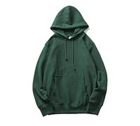 Pull à Capuche Homme Garder au Chaud Énorme Sweats à Capuche épais 460g / ㎡ avec Poches Manche Longue Automne et Hiver Unisexe Tissu en Coton Classique Sweat à Capuche Ample S-XXL