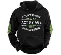 Pull À Capuche Homme - Sweat-Shirt à Capuche pour Homme Impression numérique 3D Tendance Sport de Rue Automne et Hiver (Black XL)