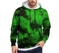 Pull à Capuche Homme - Sweats à capuche et sweatshirts pour hommes Sweat à capuche moderne Tie Dye pour hommes pour un confort décontracté Parfait pour l'automne et l'hiver Coupe décontractée