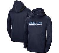 Pull à Capuche Hommes Casual NBA Basketball Clothing Grizzlies Blue Hoodies Men Sports Long Sleeve Casual Pullover,L