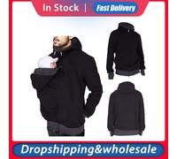Pull À Capuche Kangourou Multi-Fonction 2 En 1 Pour Homme, Avec Pochette De Dressing, Manteau Porte-Bébé, Automne Et Hiver
