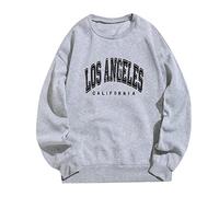 Pull à Capuche Los Angeles Surdimensionné Pour Femme Avec Imprimé Vintage - Haut De Haute Qualité Et Durable