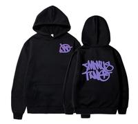 Pull à capuche Minus Two Cargo pour hommes Y2K avec capuche - Pull à capuche hip hop streetwear urbain unisexe décontracté Harajuku - Veste décontractée pour l'automne et l'hiver pour hommes, Noir
