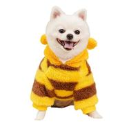 Pull à capuche pour chien : manteau chaud en laine pour animaux de compagnie avec design en tricot doux, vêtements confortables pour les petites races telles que le Chihuahua et le Yorkie, convient