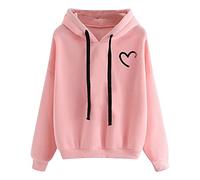 Pull à capuche pour femme noir - Sweat-shirt surdimensionné décontracté pour femme - Sweatshirts sans capuche grande taille - Pull à capuche de couleur unie sans capuche - Hauts chauds pour