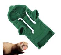 Pull à capuche pour furet, cochon d'Inde, hamster, capuche douce pour la peau, avec cordon de serrage, costume de lapin pour chats