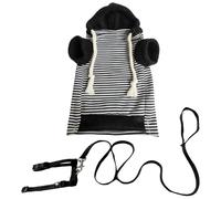 Pull À Capuche pour Furets - avec Harnais Doux & Confortable pour Hamster,Déguisement Hoodie pour Petits Animaux - Convient Chinchillas, Écureuils, Chats et Petits Chiens