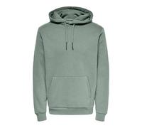 Pull à Capuche pour Hommes O&S Pull Doux à Capuche Sweat-Shirt de Base ONSCERES, Couleurs:Vert-Pastel, Taille Chandail:L