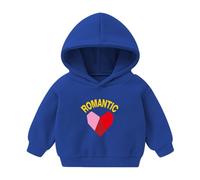 Pull à capuche tendance pour enfants Sweats à capuche pour filles pour la vie quotidienne à l'école en plein air. Pull à capuche à manches longues confortable et élégant avec imprimé de dessin animé