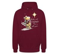 Pull à capuche Winnie l'ourson Miracle | Noël Noël, bordeaux, M