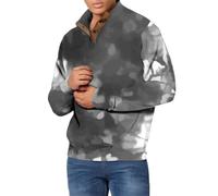 Pull à col boutonné pour homme - Pull fantaisie Henley à col roulé - Pull rétro à manches longues - Doux au toucher - Confortable - Sweat-shirt d'automne, RD4., XXX-Large