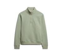 Superdry Essential Logo Embroidered Half Zip Sweatshirt Vert S Femme
