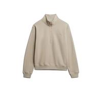 Pull à col camionneur et logo brodé femme Superdry Essential Gris XS