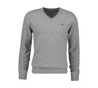 Pull à col en V en laine Gant Gris 2XL