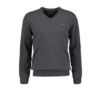 Pull à col en V en laine Gant Gris L