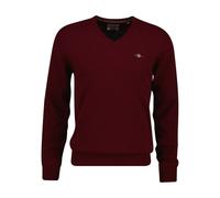 Pull Ã col en V en laine Gant Rouge 2XL