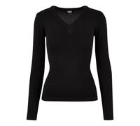 Urban Classics Knitted V Neck Sweater Noir 4XL Femme