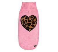 Pull à col montant avec patch effet peluche Modèle Posh pour chiens Record