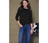 Street One Studio 3015632 Pull à col Rond, Noir, 42 Femme