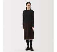 Pull à col rond en yak pour femme Bordeaux L