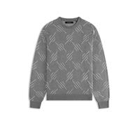 Pull Ã col rond et Ã motif monogramme Daily Paper Gris XL