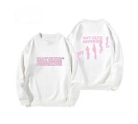 Pull À Col Rond Harajuku Graphique Sweat À Manches Longues NotCutAnymore Haut Décontracté for Les Fans Femmes Adolescentes(WHITE1,3XL)