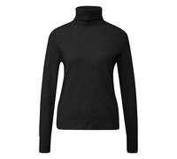 Pull Ã col roulÃ© dÃ©contractÃ© en viscose mÃ©langÃ©e femme s.Oliver Noir 34