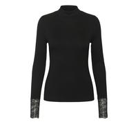Pull Ã col roulÃ© femme KAFFE Omi Noir S