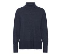 Pull Ã col roulÃ© femme Pulz Jeans Steffi Bleu L