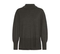 Pull Ã col roulÃ© femme Pulz Jeans Steffi Marron M