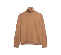 Pull à col roulé classique femme Superdry Beige M
