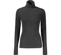Pull à col roulé en coton bio avec logo appliqué : Taille - XS Taille : XS