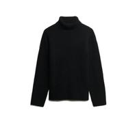 Superdry Brushed Cable Half Zip Sweater Noir XL Femme