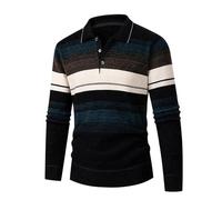 Pull à col Roulé Homme - Manches Longues sans Capuche Sweat Pull Christmas Sweater col Rond Décontracté Manches Longues Basique Pull Homme Automne Hiver Chic et Tendance Tricot