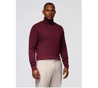 Pull à Col Roulé - Ombre - Pour Homme - Bordeaux L