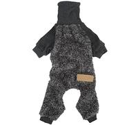 Pull à Col Roulé pour Chien, Pull en Doux en Peluche, Taille XL, Chaud et Confortable - Protection Intégrale, Design 4 Jambes Élastique, Idéal pour Chiens en Hiver (XL)