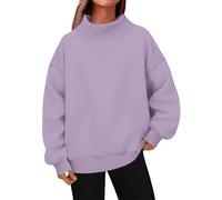 Pull à col roulé pour femme - Mode automne 2025 | Chemise à manches longues pour temps froid, haut doux et confortable pour femme à porter au quotidien.