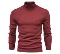 Pull à col roulé pour homme - Décontracté - Basique - Tricot thermique - Col haut - Pour garder au chaud, N, 4XL