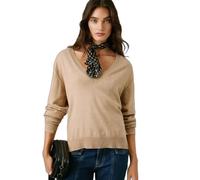 Pepe Jeans Coraline V Neck Sweater Beige XS Femme
