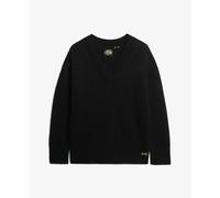 Superdry Essential V Neck Sweater Noir S Femme