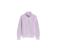 Pull Ã col zippÃ© en maille vanisÃ©e femme Armedangels Violet S