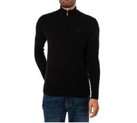 Pull à demi-zip Essential Emb - Superdry - Homme - Noir L