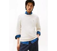 Pull À Drapeau Brodé Essential Ssnl Cotton Crew Neck/Ivory Petal - Xl